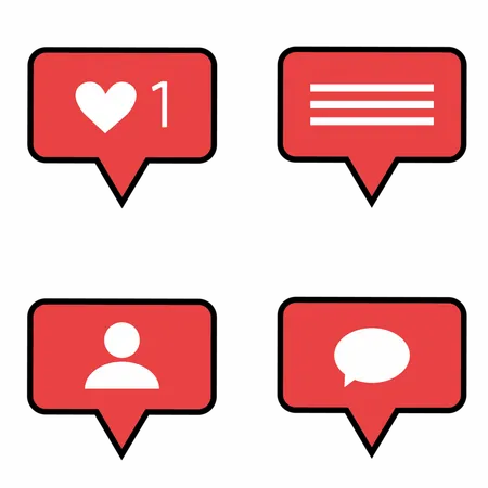 icona sull'applicazione instagram
