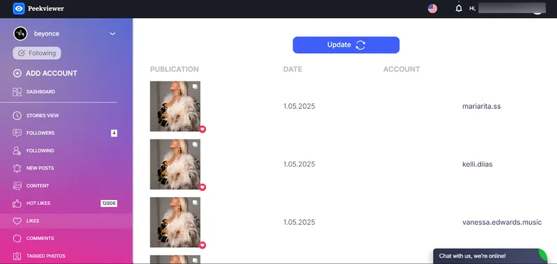 anonymous Instagram likes viewer userspace