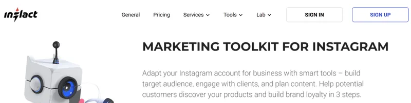 Inflact main page Inflact main page