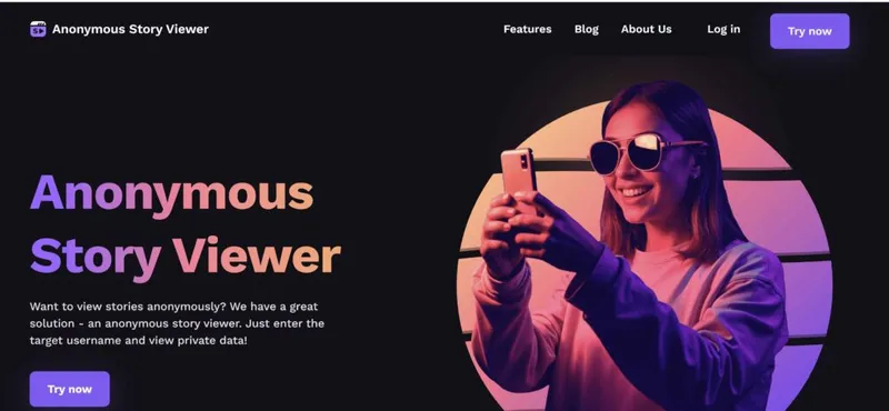Anonymous Story Viewer main page Anonymous Story Viewer main page