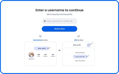 2. Enter the username